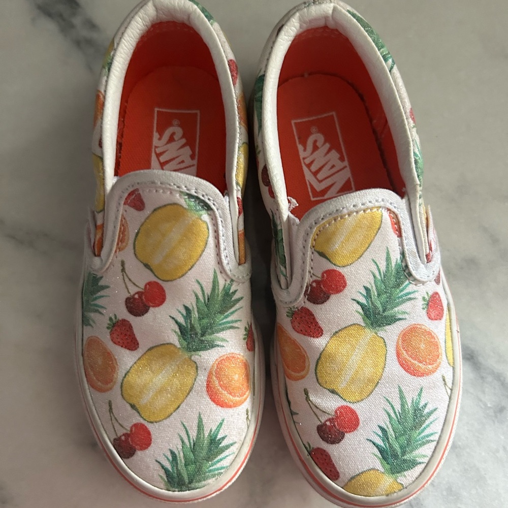 Vans fruit pattern sneakers